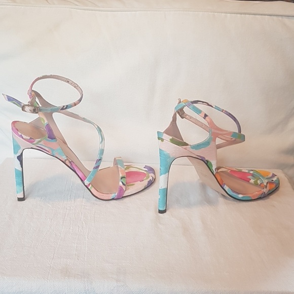 Stuart Weitzman Brand New Multi Colored Heels 9.5 - Picture 2 of 8